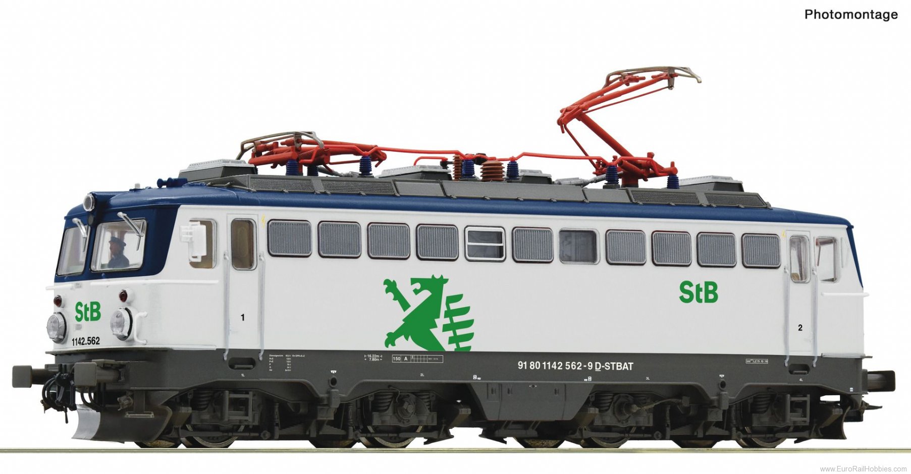 Roco 70602 Electric locomotive 1142 562-9, StB  DCC w/So