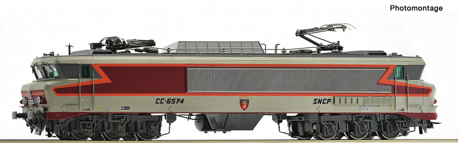 Roco 70618 Electric locomotive CC 6574, SNCF (DC Analog)