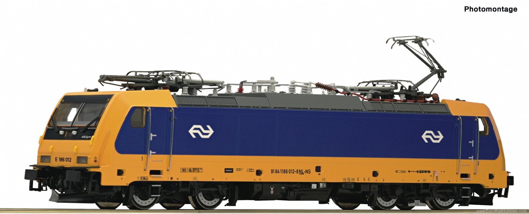 Roco 70653 Electric locomotive E 186 012, NS (DC Analog)