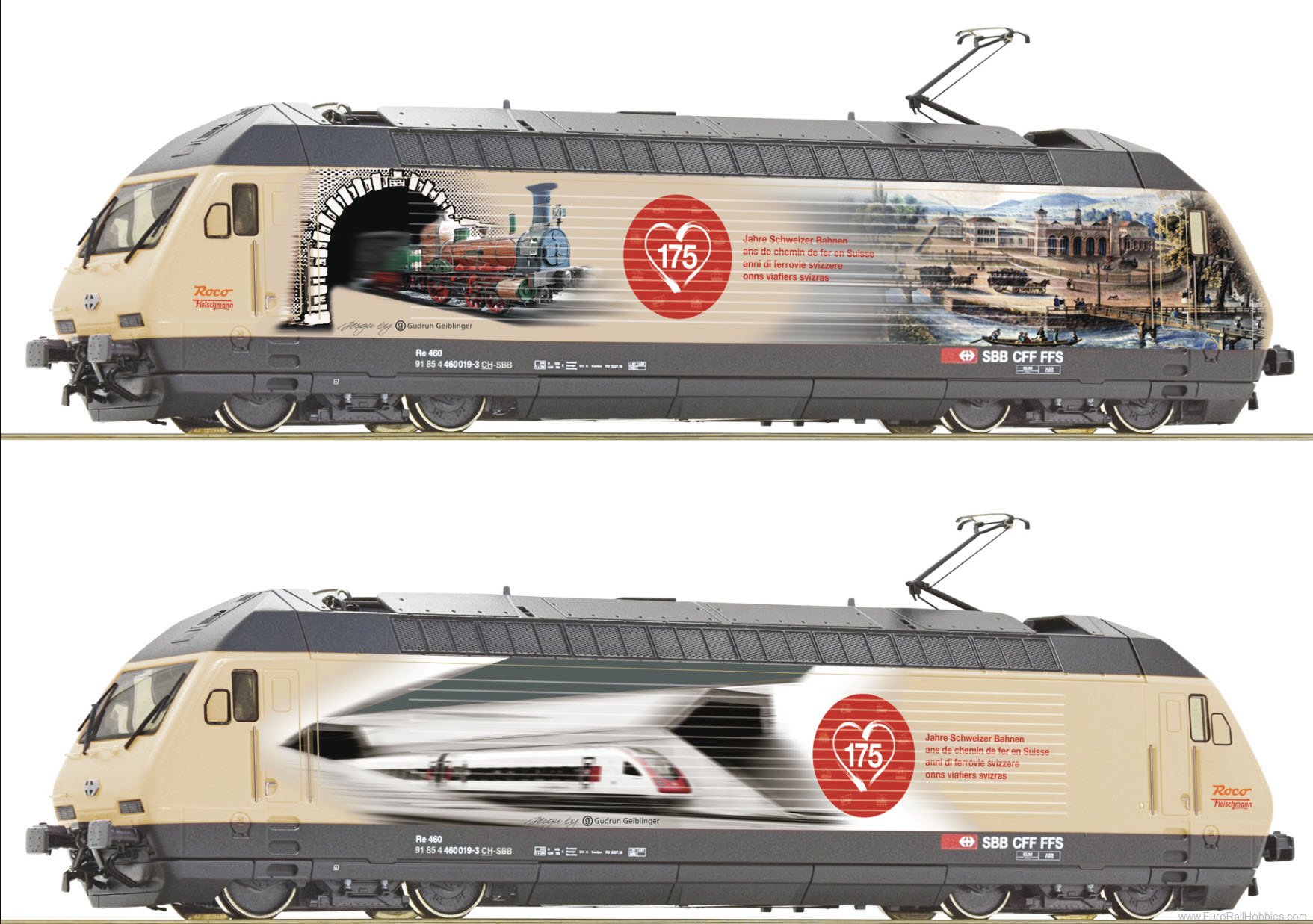 Roco 70678 SBB 460 019-3 Electric locomotive â175 y