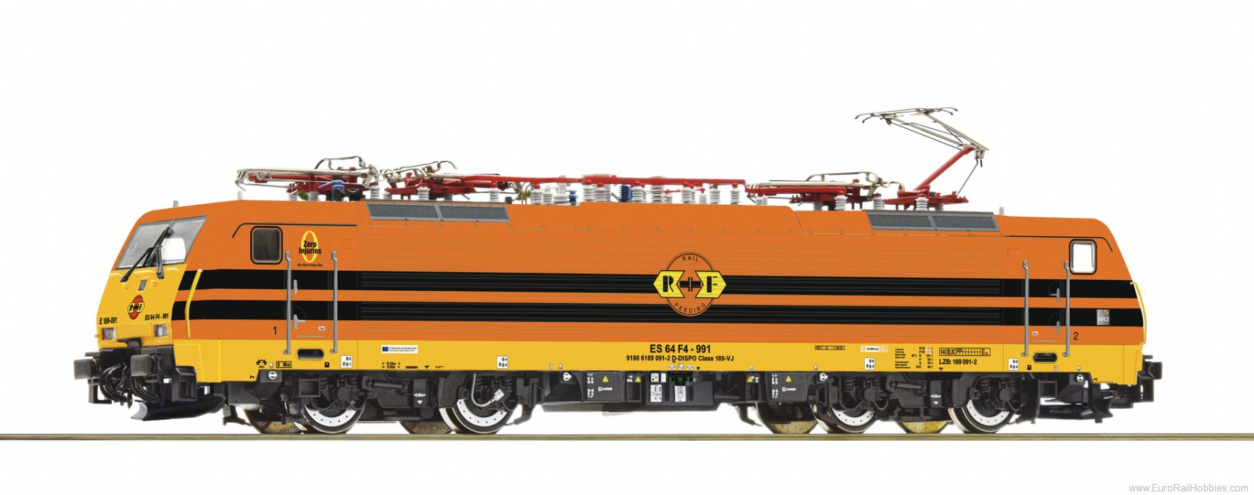 Roco 70692 Electric locomotive 189 091-2 RRF (DC Analog)