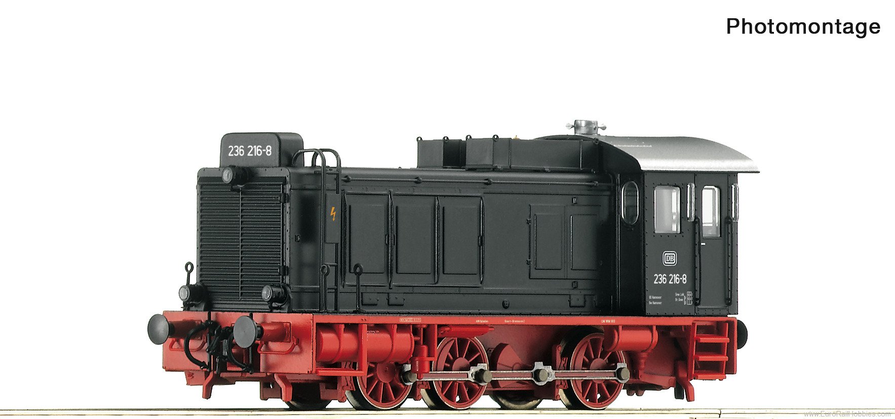 Roco 70800 Diesel locomotive 236 216-8, DB (DC Analog)