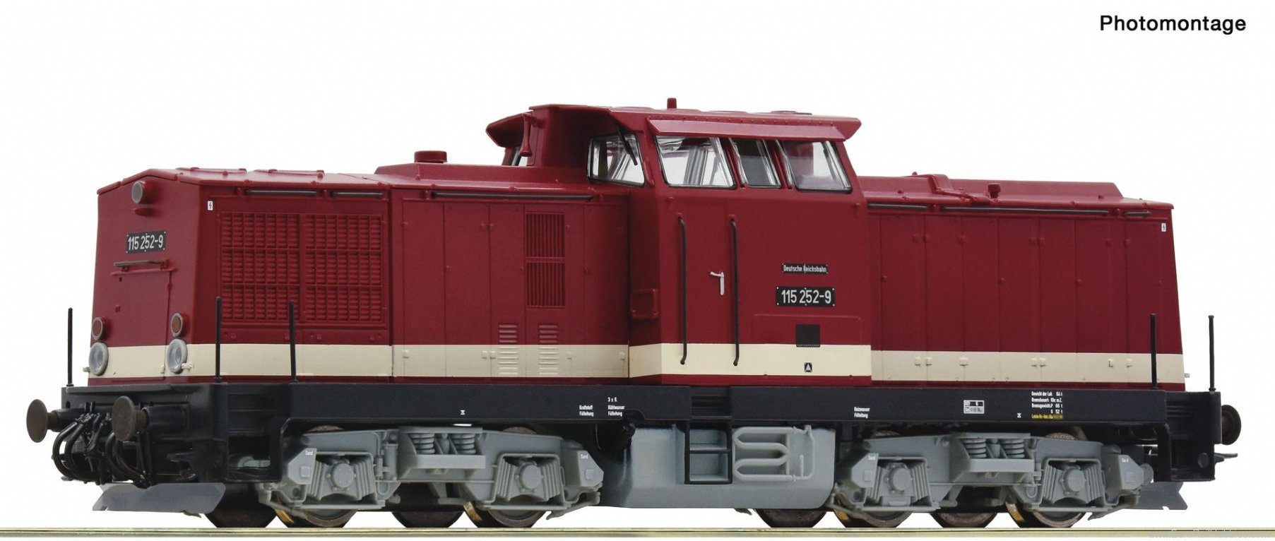 Roco 70816 DR Diesel locomotive class 115,  DCC w/Sound