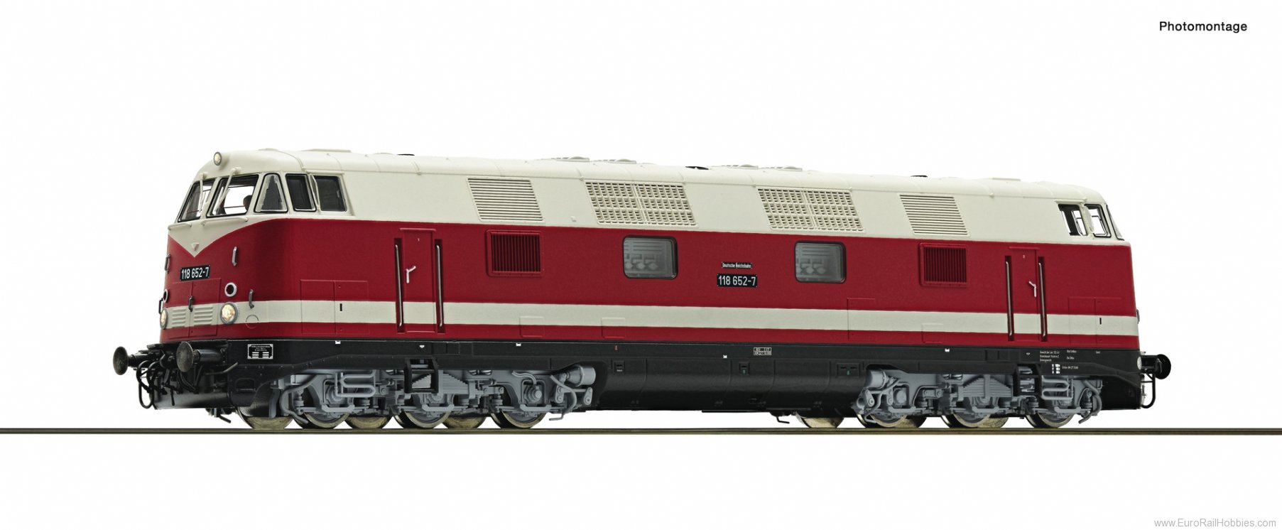 Roco 70888 Diesel locomotive 118 652-7, DR (DC Analog)