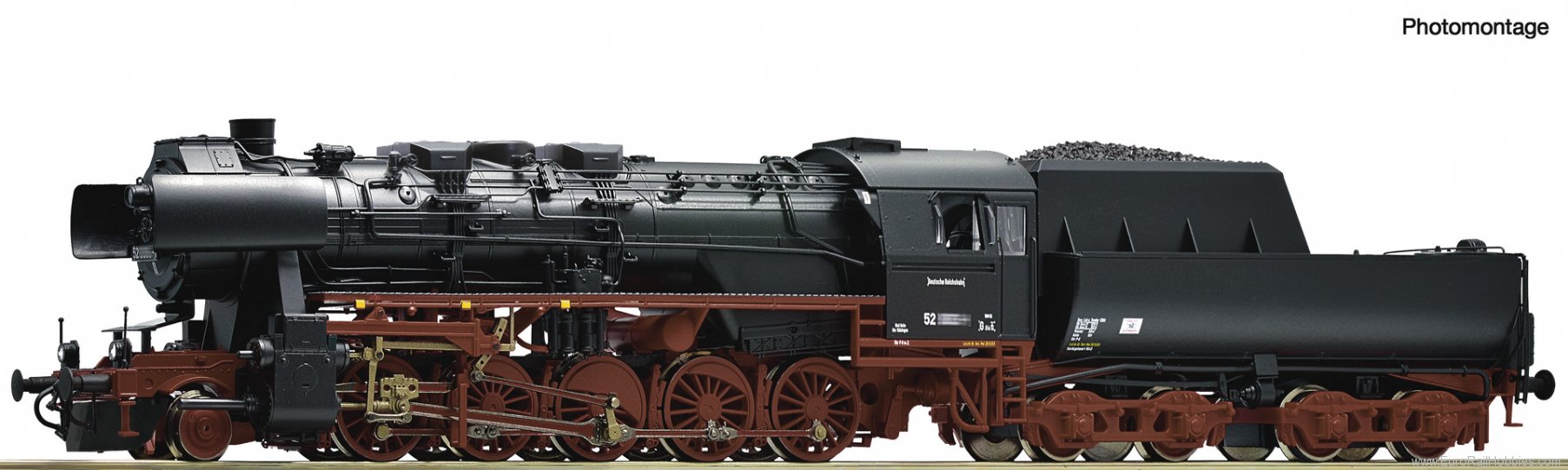 Roco 7100004 Steam locomotive 52 8119-1, DR (DC Analog)