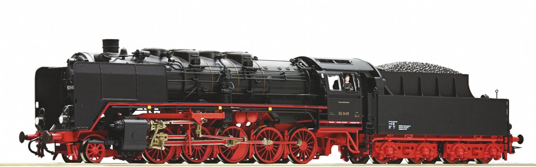 Roco 7100011 Steam locomotive 50 849, DR (DC Analog)