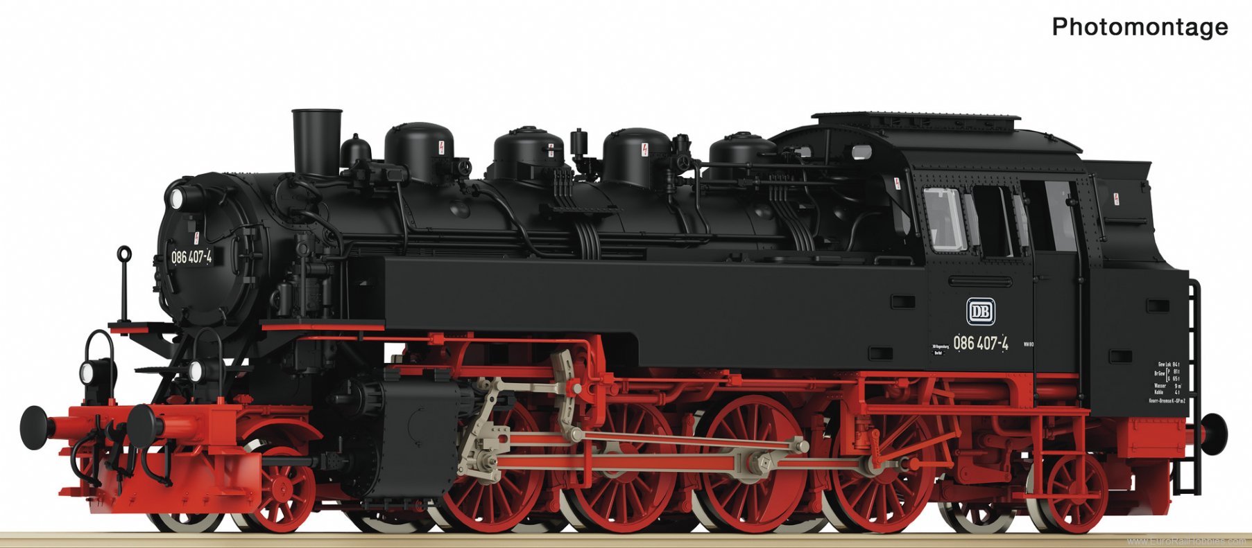 Roco 7100019 Roco DB Steam locomotive 086 407-4