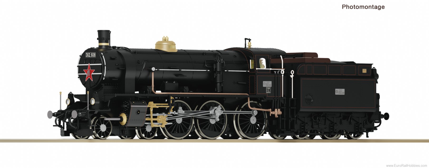 Roco 7100025 Roco MAV Steam locomotive 302.608