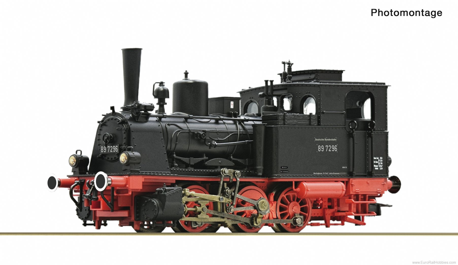Roco 7110014 Roco DB BR 89.70-75 Steam Locomotive DCC w/So