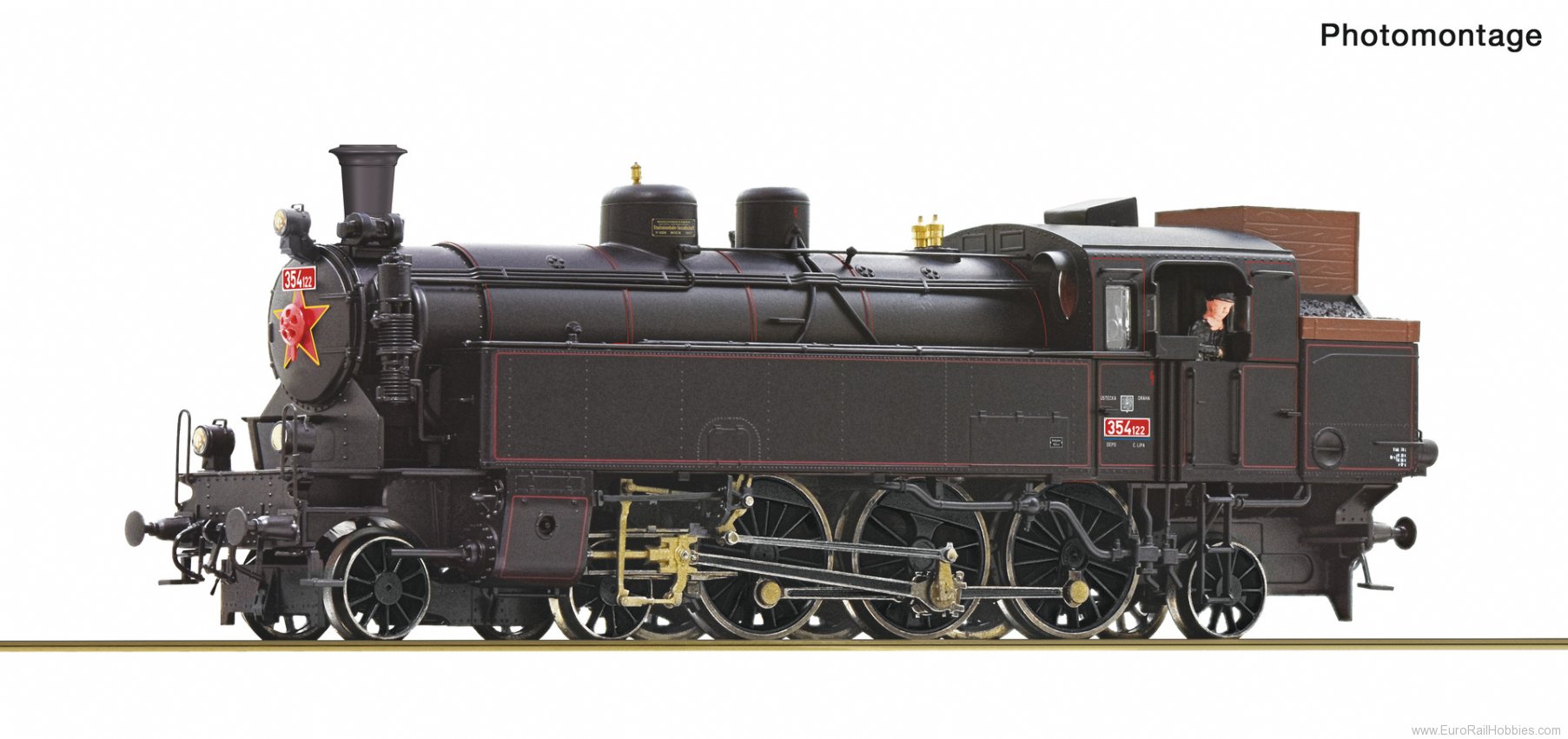 Roco 7110026 Roco CSD Steam locomotive class 354.1 DCC w/S