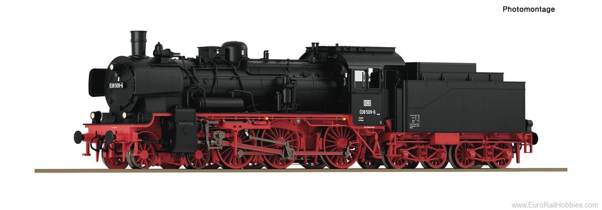 Roco 71379 DB Steam locomotive class 038 