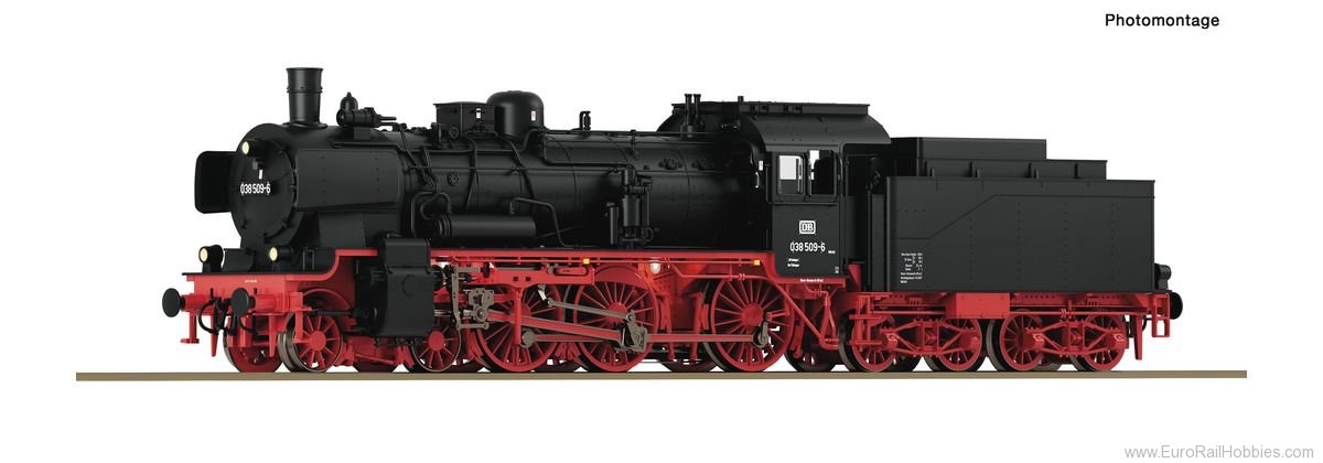 Roco 71380 DB Steam locomotive class 038 (Digital Sound)