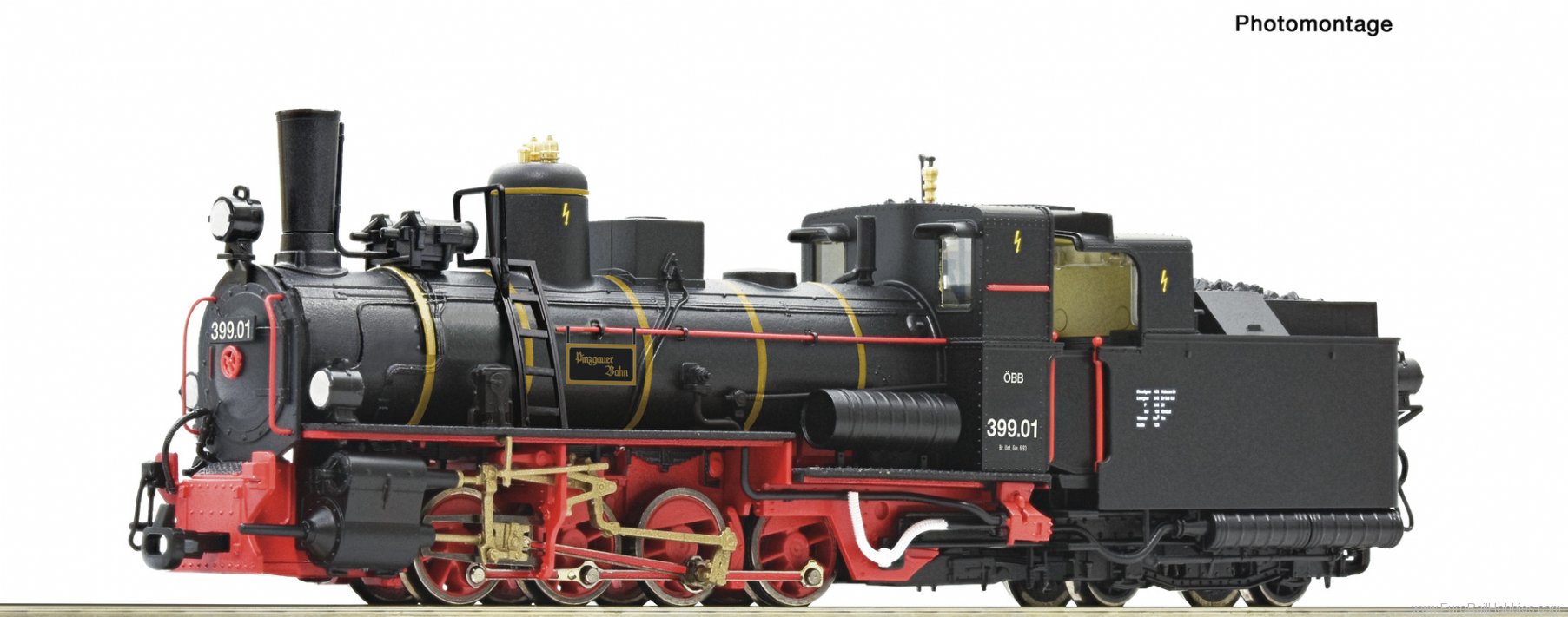 Roco 7140001 Steam locomotive 399.01, ÃBB (DC Analog)