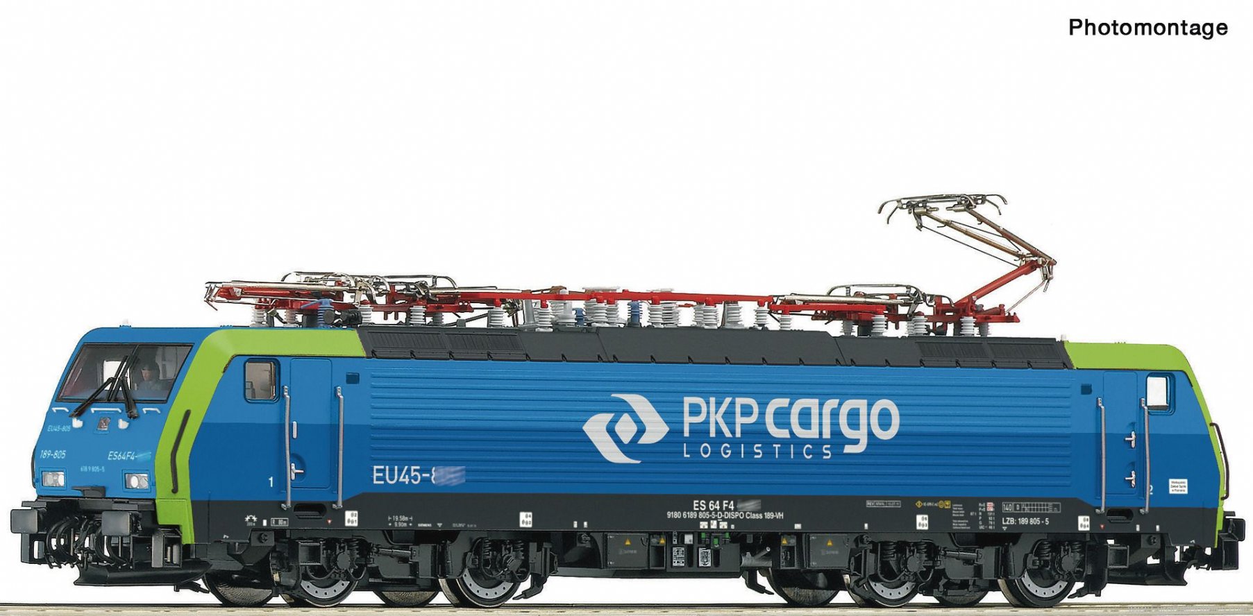 Roco 71957 PKP Electric locomotive EU45  (DCC w/Sound)
