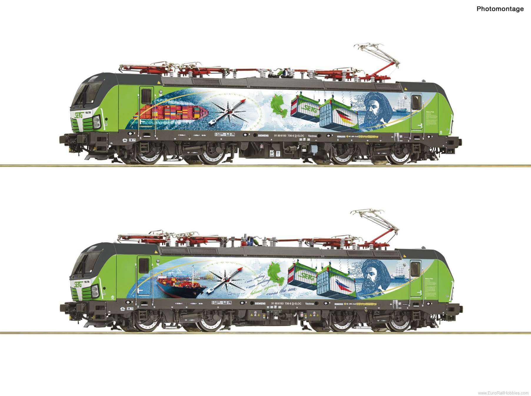 Roco 71966 Electric locomotive 193 736-6, SETG  DCC w/So