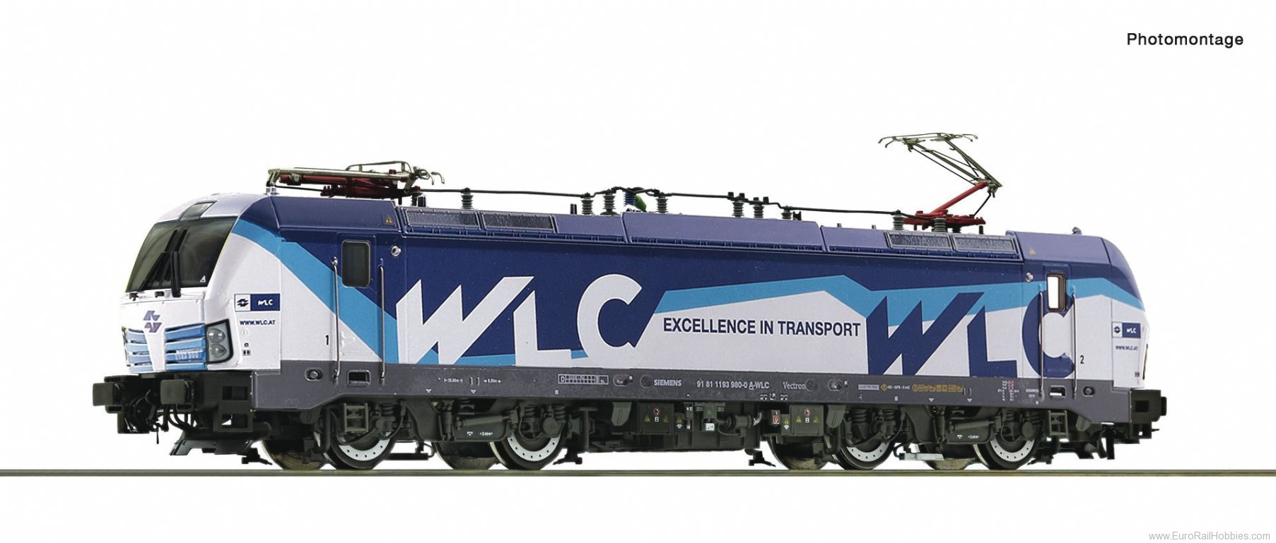 Roco 71980 Electric locomotive 1193 980-0, WLC DCC w/Sou
