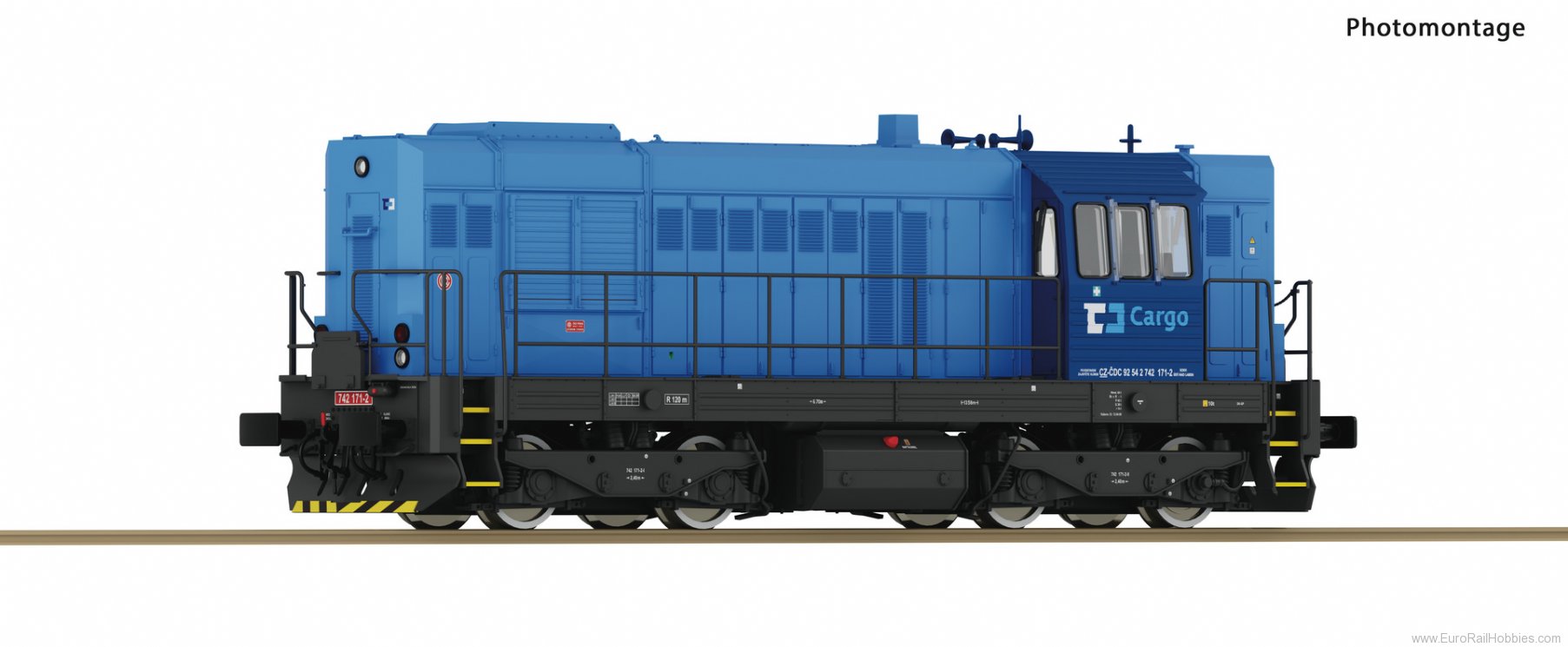Roco 7300004 Diesel locomotive 742 171-2, CD Cargo (DC Ana