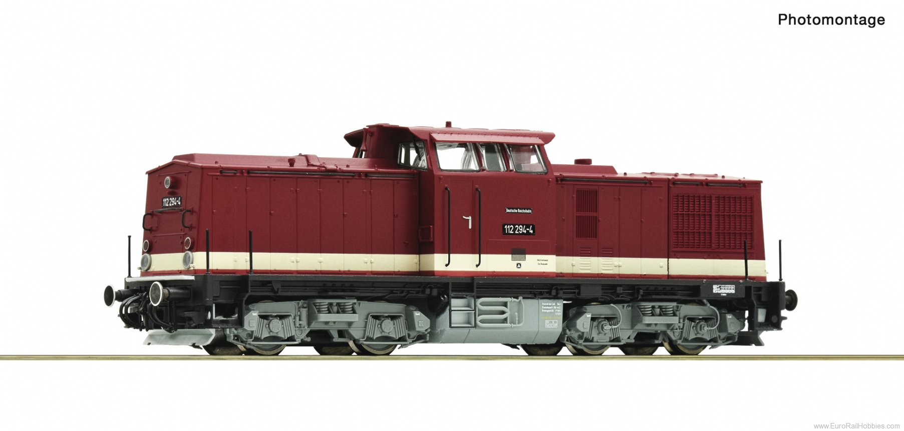 Roco 7300011 Diesel locomotive 112 294-4, DR (DC Analog)