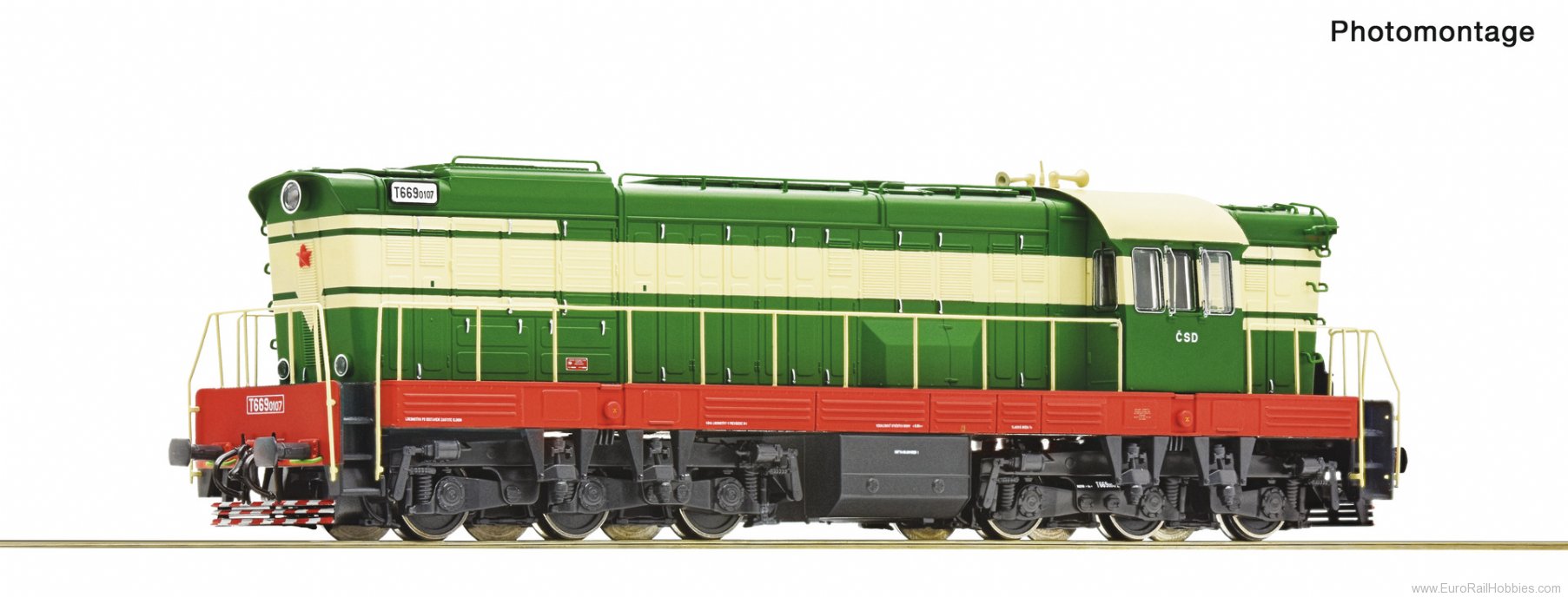 Roco 7300012 Roco CSD Diesel locomotive T 669.0107
