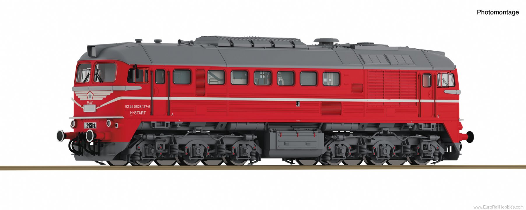 Roco 7300029 Diesel locomotive M62 127, MAV-START (DC Anal