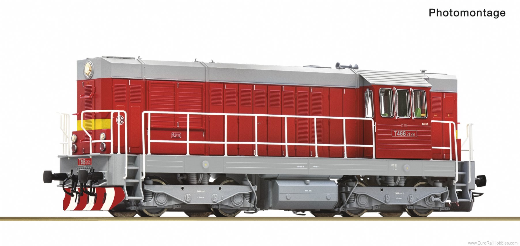 Roco 7300062 Roco CSD Diesel locomotive T 466.2129