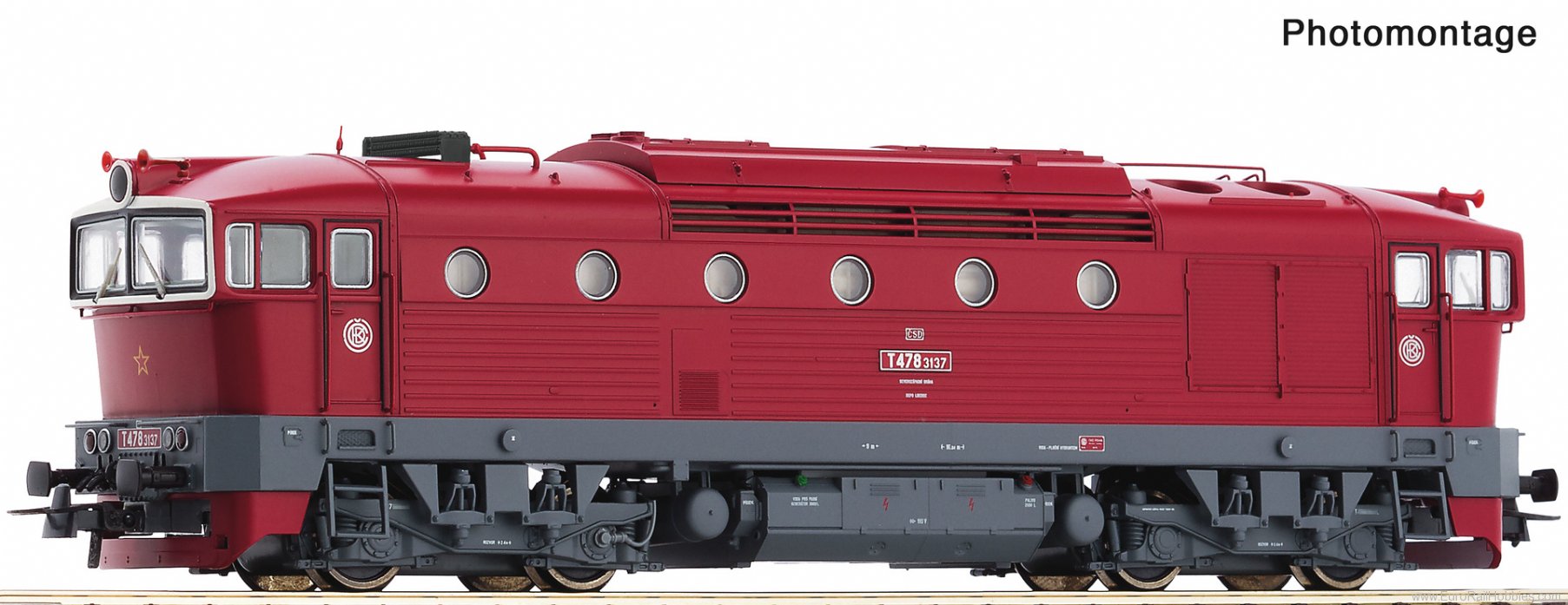 Roco 7300071 Roco CSD Diesel locomotive T 478.3137