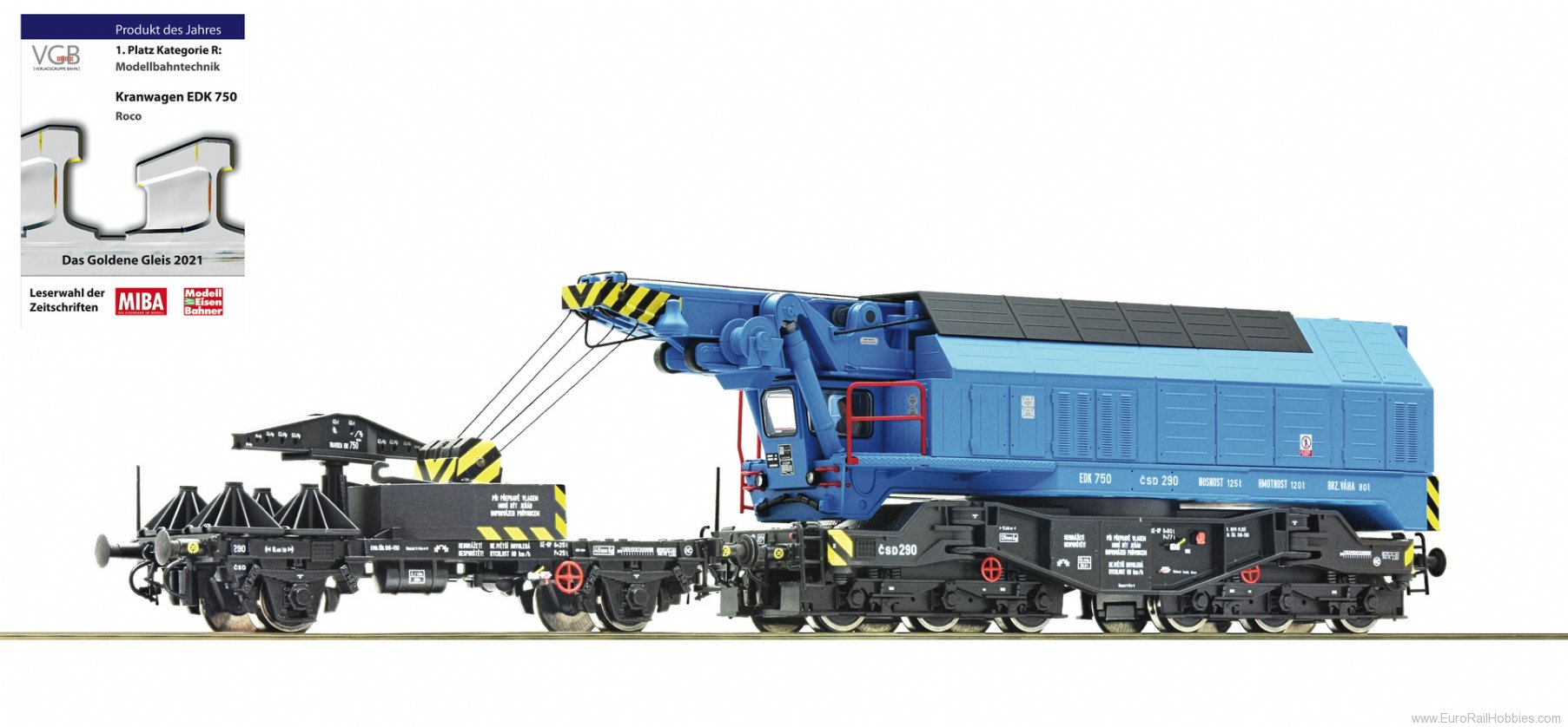 Roco 73038 CSD Digital railway slewing crane (Digital So