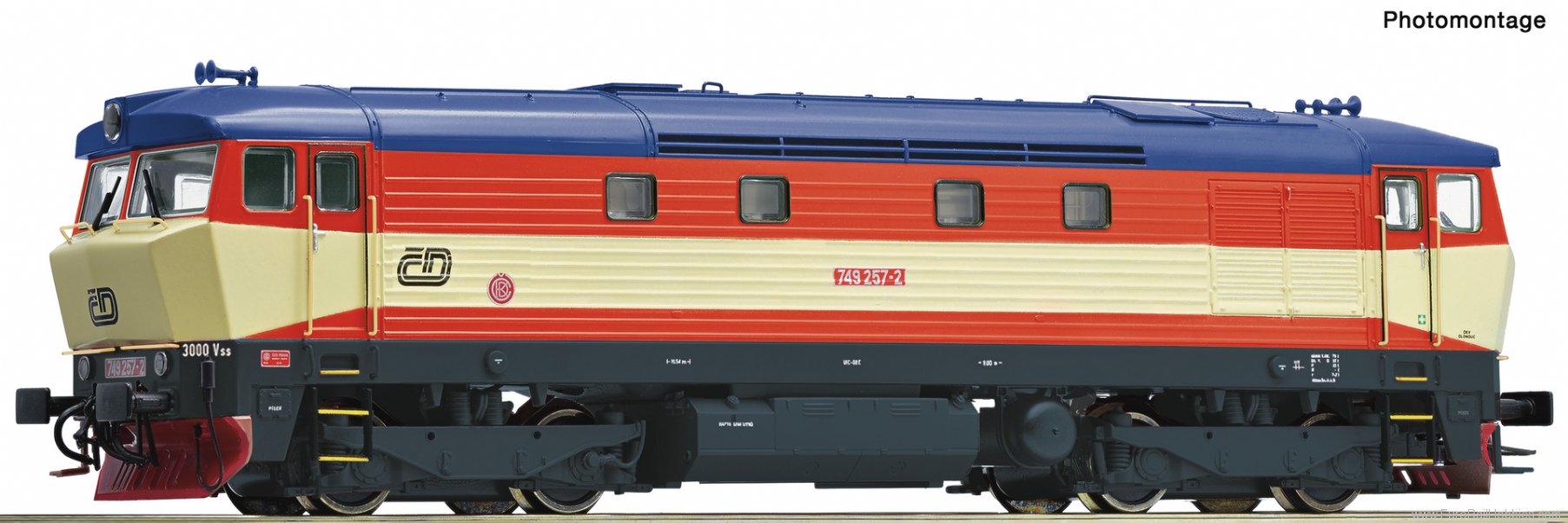 Roco 7310008 Diesel locomotive 749 257-2, CD (Digital Soun