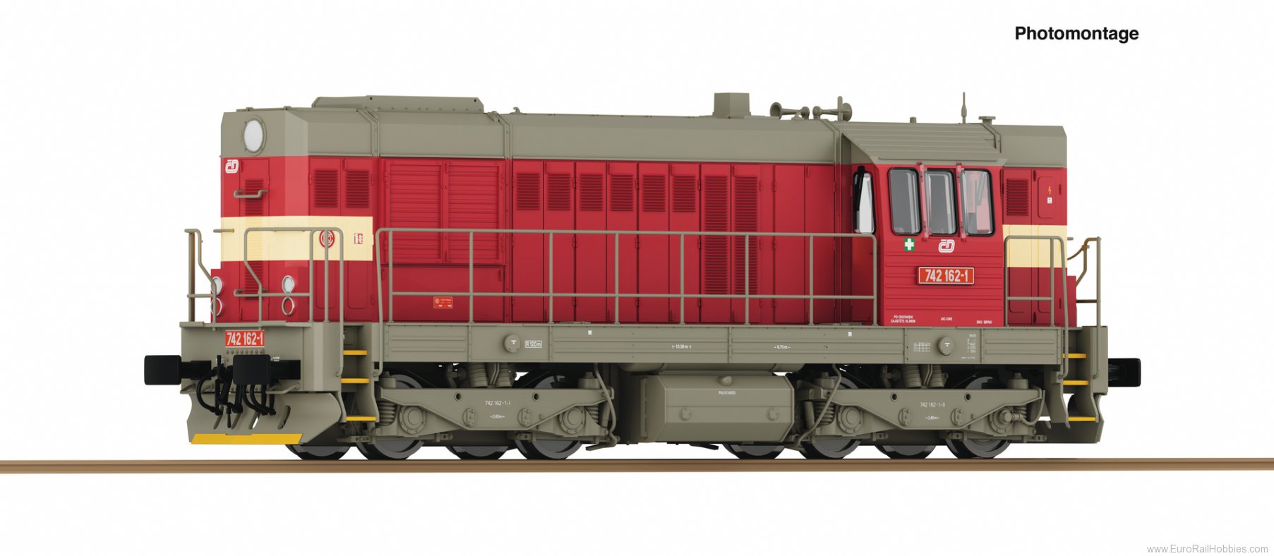 Roco 7310014 Diesel locomotive 742 162-1, CD (DCC Sound)