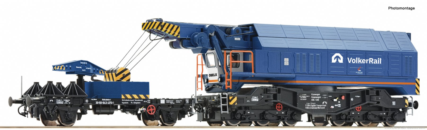 Roco 7310023 Digital railway slewing crane, VolkerRail (Di