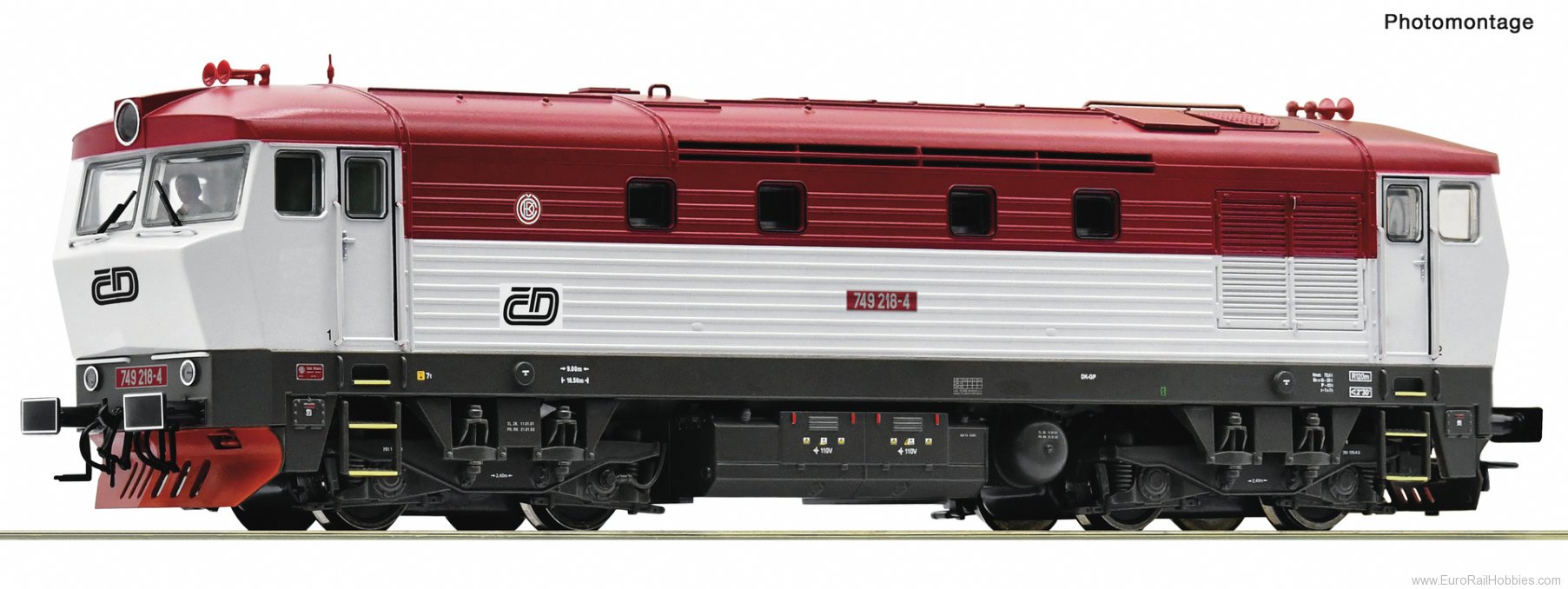Roco 7310054 Roco CD Diesel locomotive 749 218-4, DCC w/So