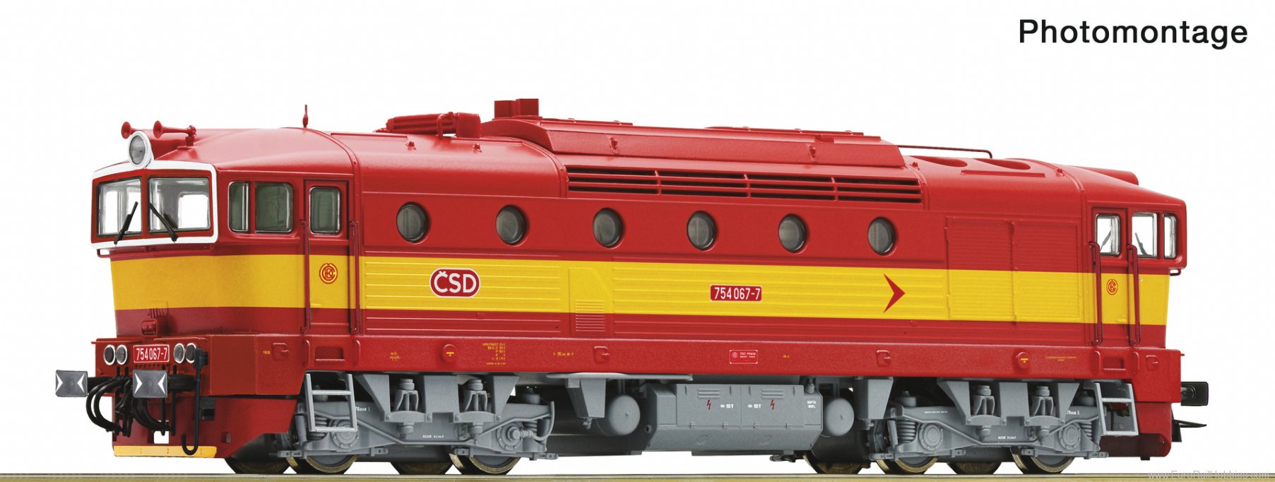 Roco 7310055 CSD 754 067-7 Diesel Locomotive DCC w/Sound