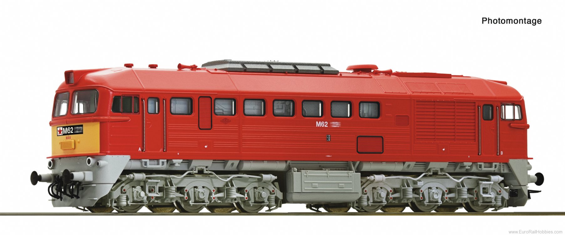 Roco 7310057 Roco MAV Diesel locomotive M62 221, DCC w/Sou