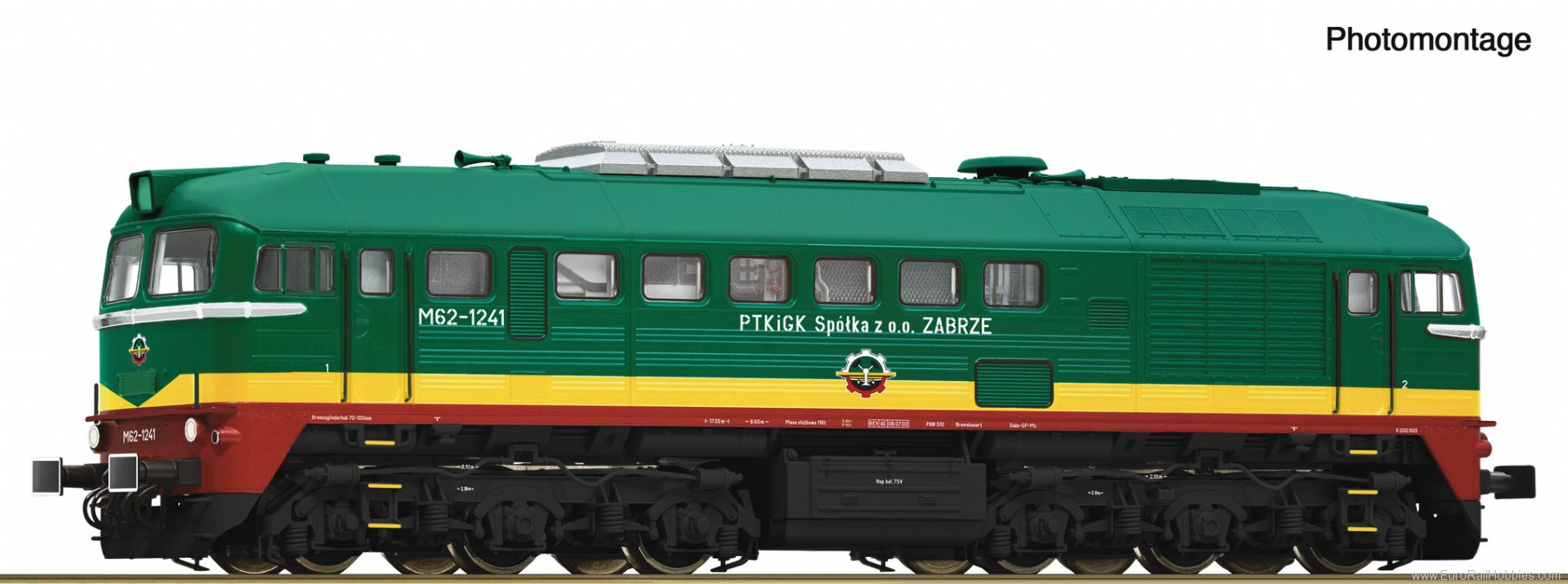 Roco 7310066 Roco Diesel locomotive M62, PTKiGK  DCC w/Sou