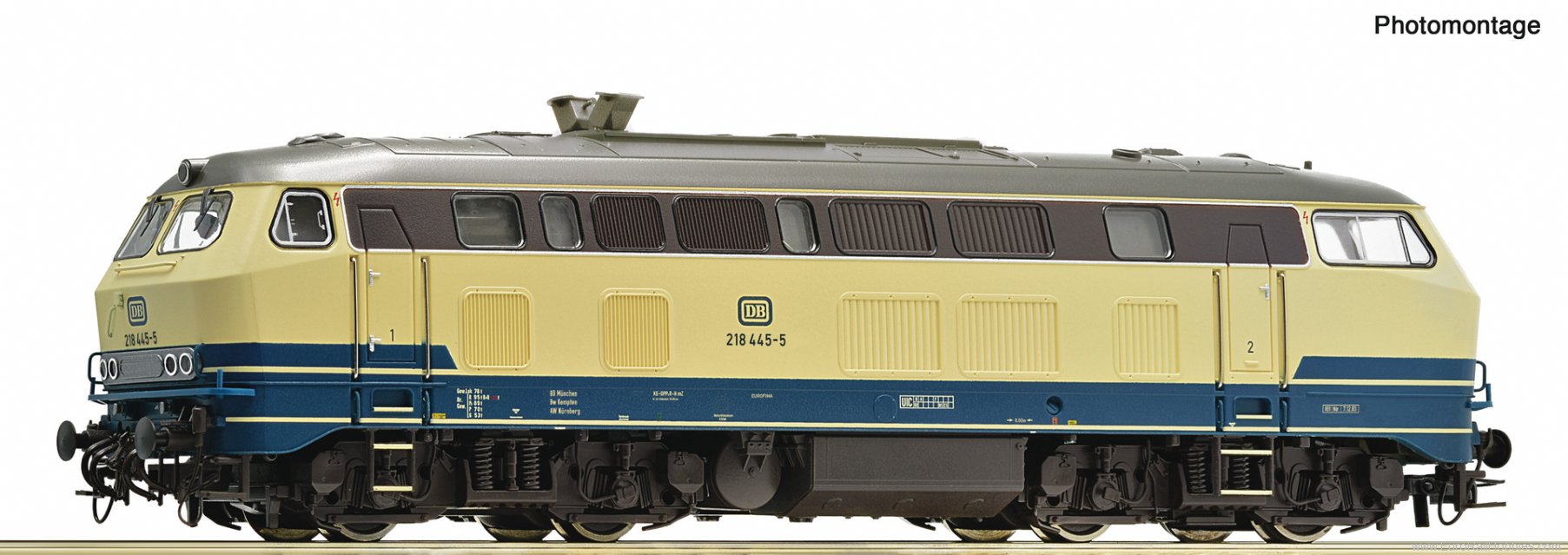 Roco 7320041 Roco DB Diesel locomotive 218 445-5, (Marklin