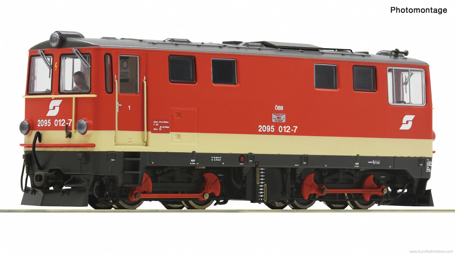 Roco 7340001 Diesel locomotive 2095 012-7, ÃBB (DC Anal