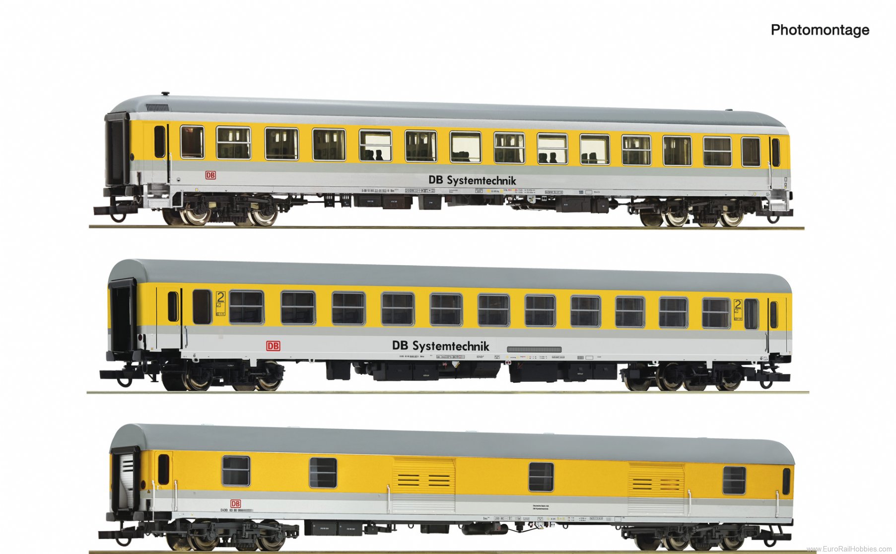 Roco 74013 Roco DB AG 'DB Systemtechnik', Coach Set