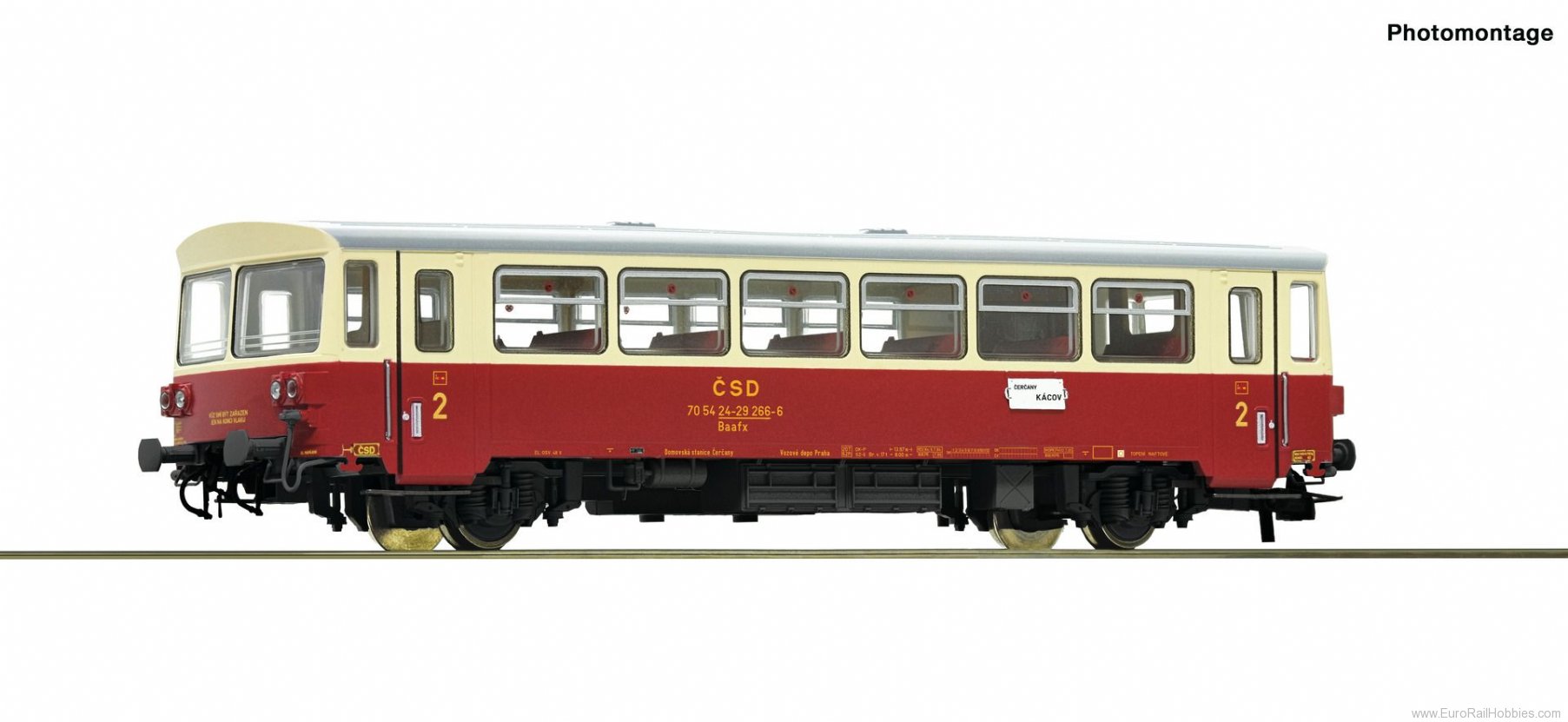 Roco 74241 Trailer for diesel railcar M 152.0, CSD