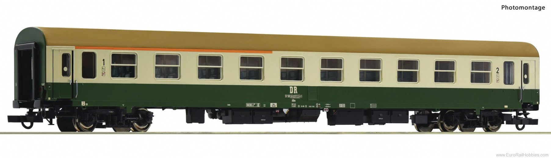 Roco 74801 1st/2nd class express train passenger coach, 