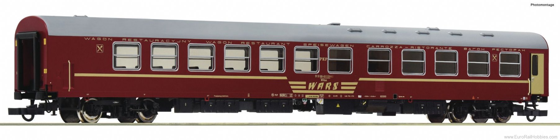 Roco 74811 Dining coach, PKP