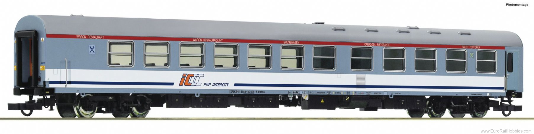 Roco 74823 Dining car, PKP IC