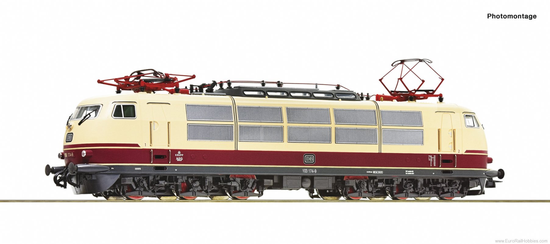 Roco 7500001 Electric locomotive 103 174-9 DB (DC Analog)