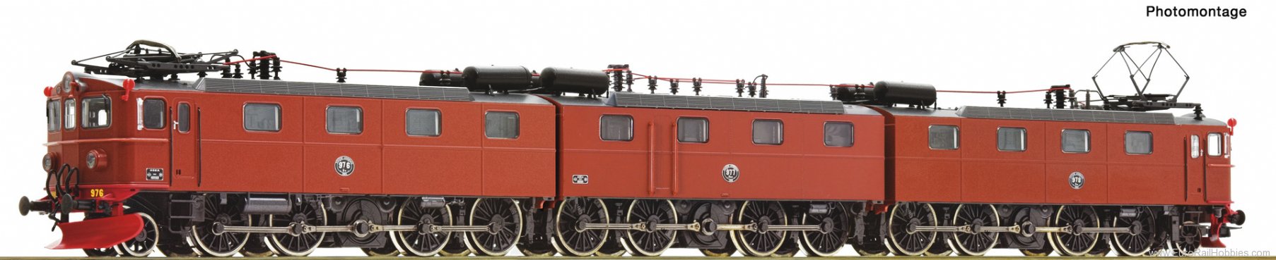 Roco 7500006 Electric locomotive Dm3, SJ (DC Analog)