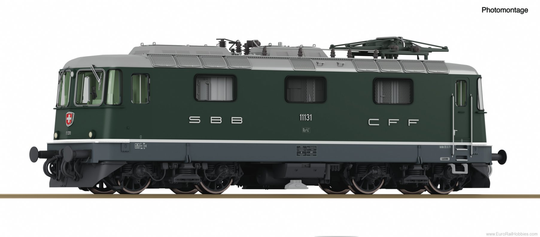 Roco 7500027 Electric locomotive Re 4/4 II 11131, SBB (DC 