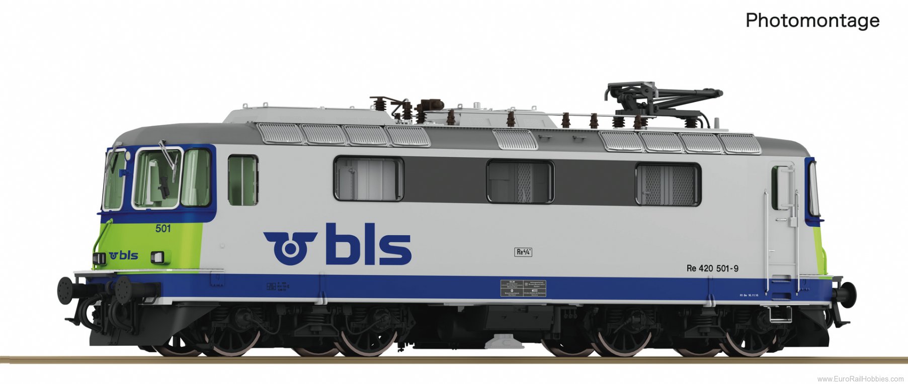 Roco 7500028 Electric locomotive 420 501-9, BLS (DC Analog