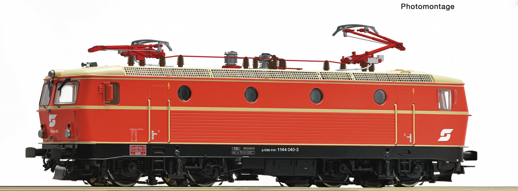 Roco 7500044 Electric locomotive 1144.40, ÃBB (DC Analo