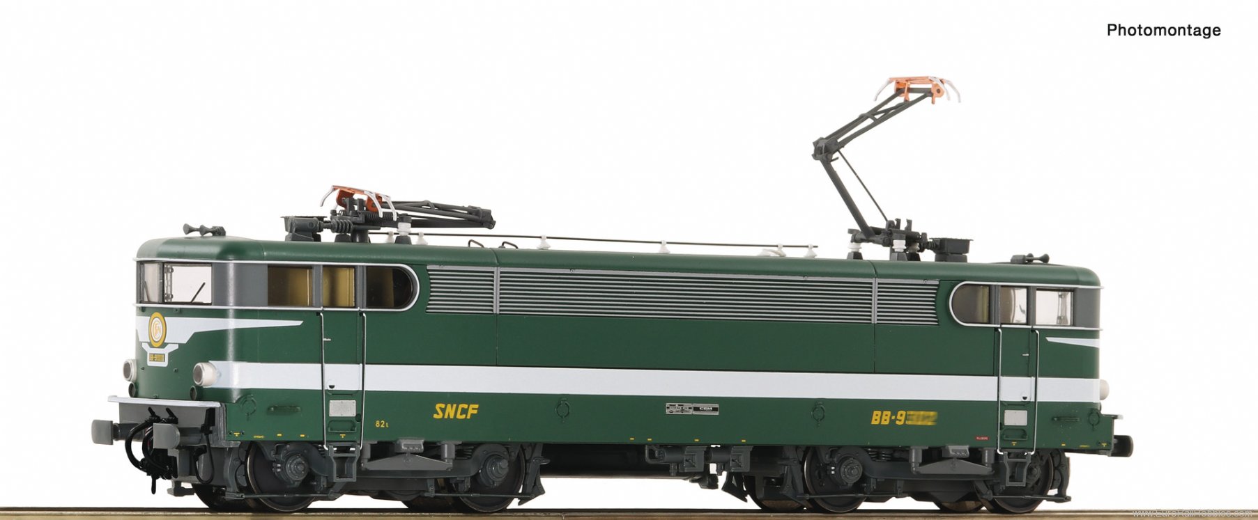 Roco 7500046 Electric locomotive BB 9338, SNCF (DC Analog)