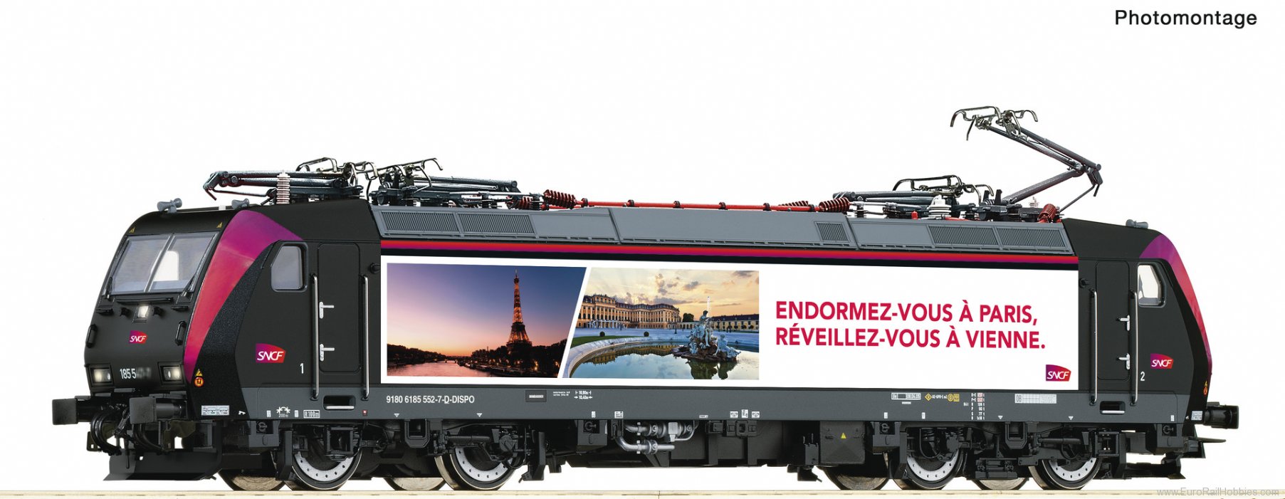 Roco 7500053 Electric locomotive 185 552-7, SNCF (DC Analo