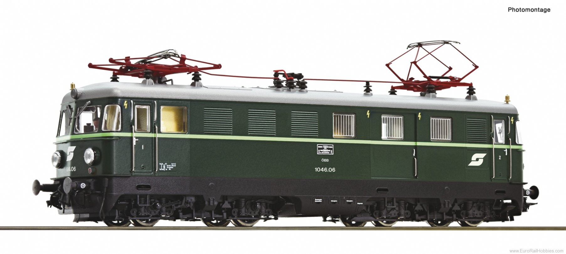Roco 7500054 Electric locomotive 1046.06, ÃBB (DC Analo