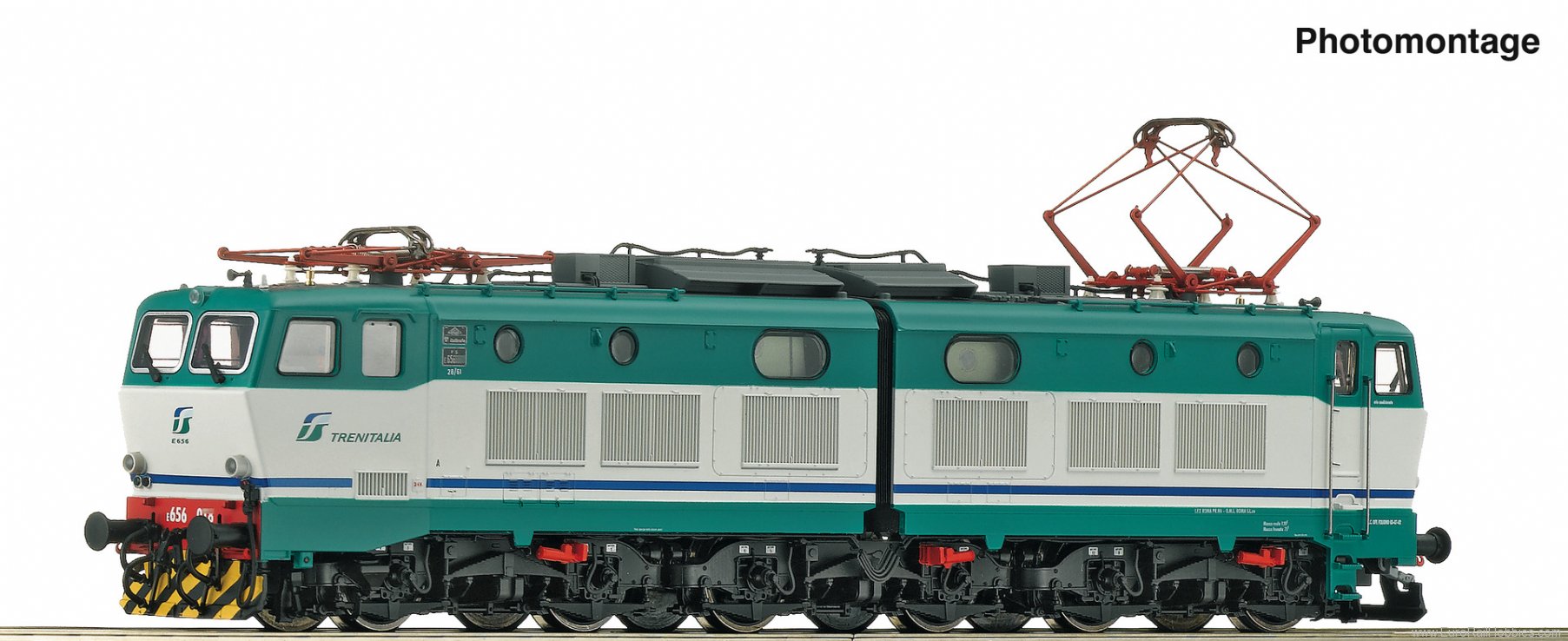 Roco 7500058 Electric locomotive E.656.009, FS (DC Analog)